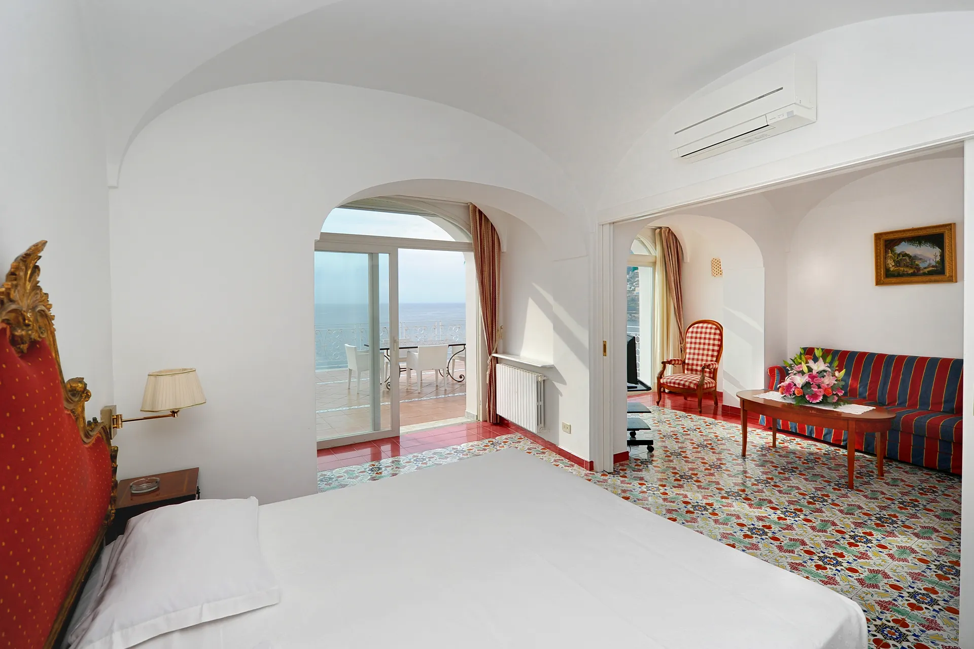 Camera con vista sul mare di Amalfi